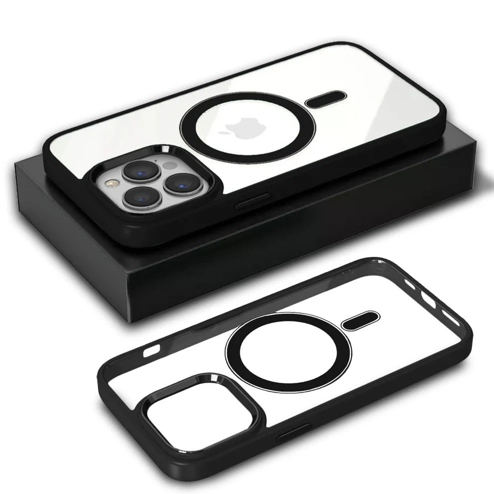 Dėklas Premium Mag Cover Apple iPhone 14 Plus juodas