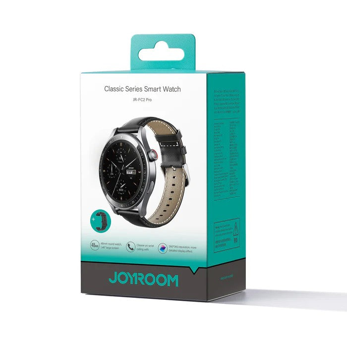 Išmanusis laikrodis Joyroom JR-FC2 Pro Classic Series Smart Watch (Make/Answer Call) Space Grey