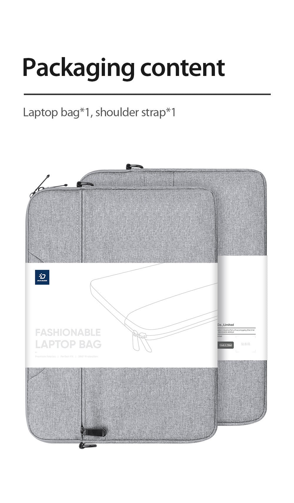 Krepšys nešiojamam kompiuteriui Dux Ducis LBJB 14-15.4" tamsiai mėlynas