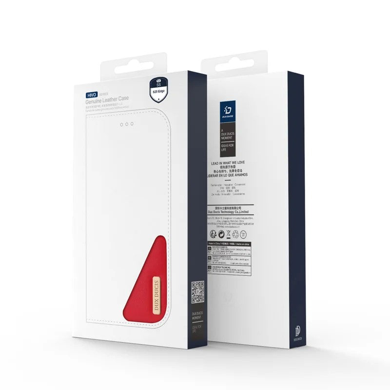 Dėklas Dux Ducis Hivo skirtas Samsung S937 S25 Edge raudonas
