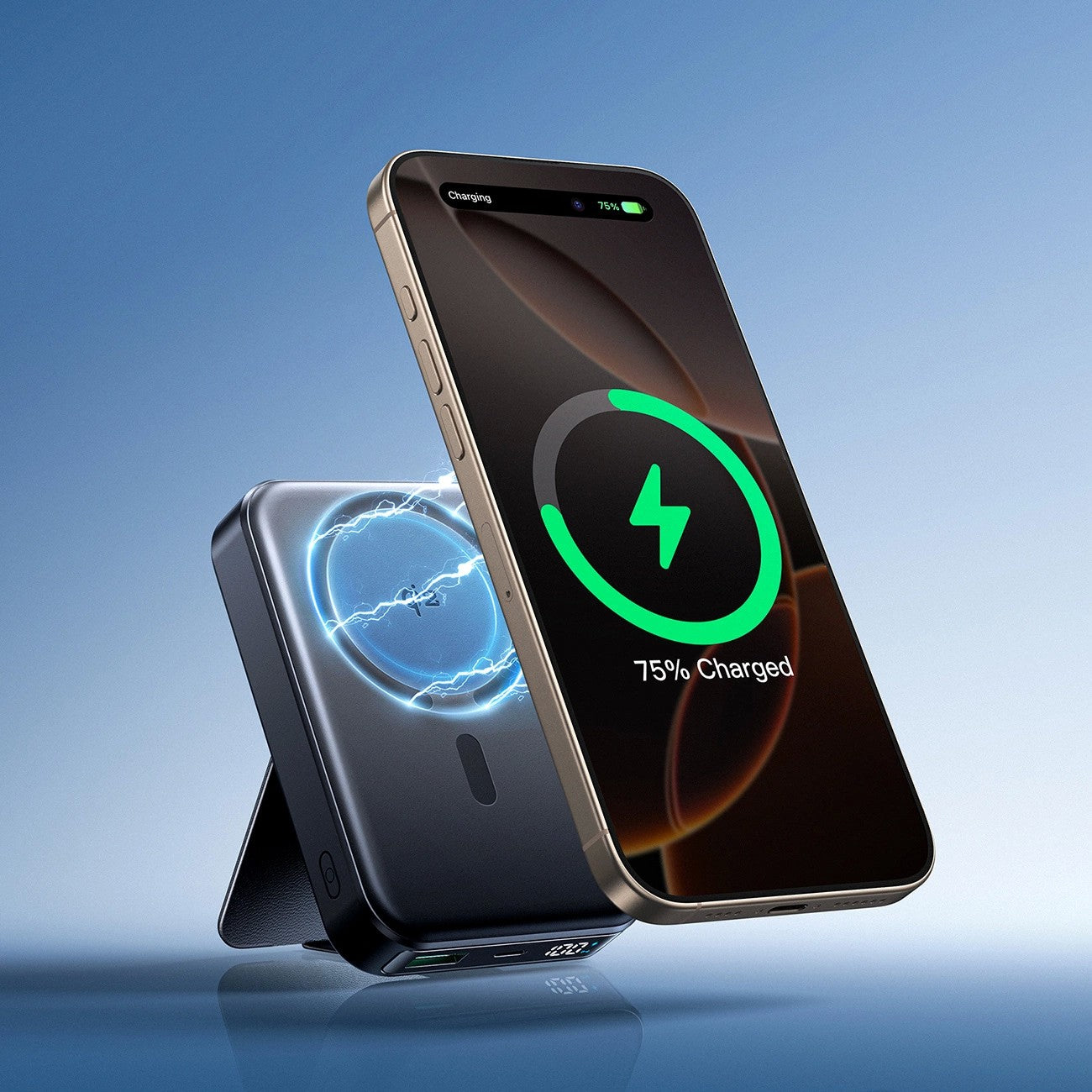 Išorinė baterija Power Bank Joyroom JR-PBM11 22.5W Qi2 Magnetic Wireless 10000mAh juoda