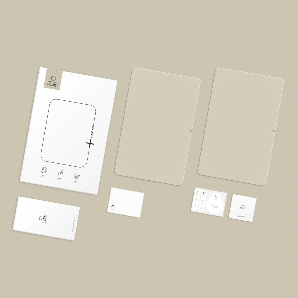 LCD apsauginis stikliukas Tech-Protect Glass Fit+ 2-Pack Lenovo IdeaTab 11.0 TB336
