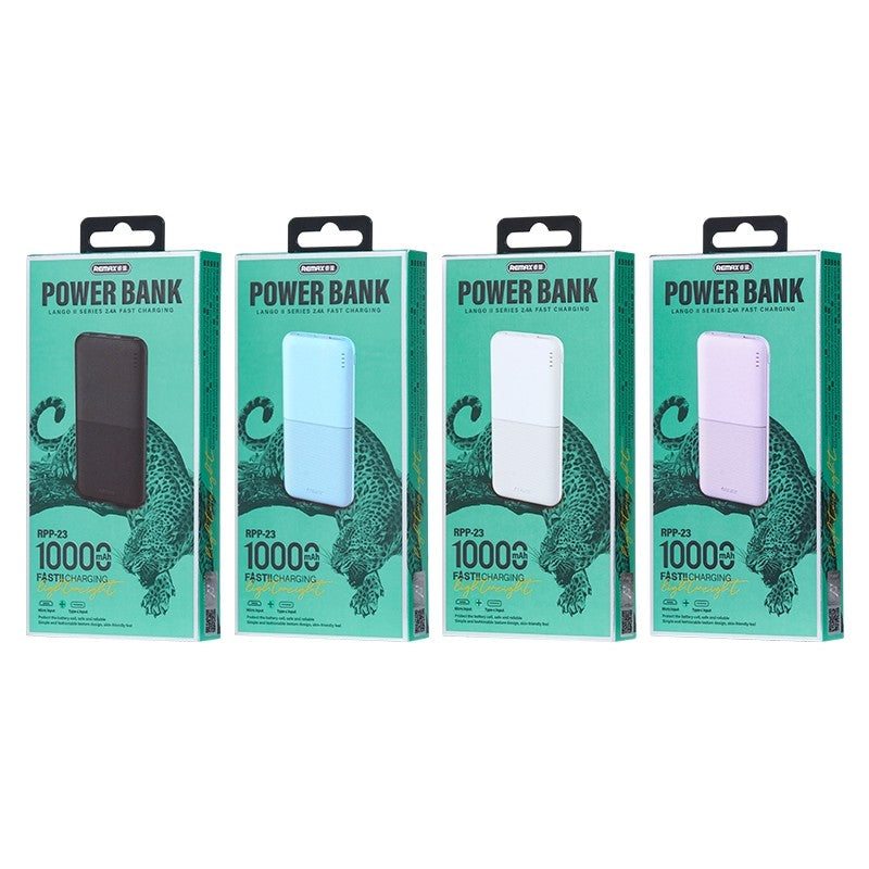 Išorinė baterija Power Bank Remax RPP-23 12W 10000mAh juoda