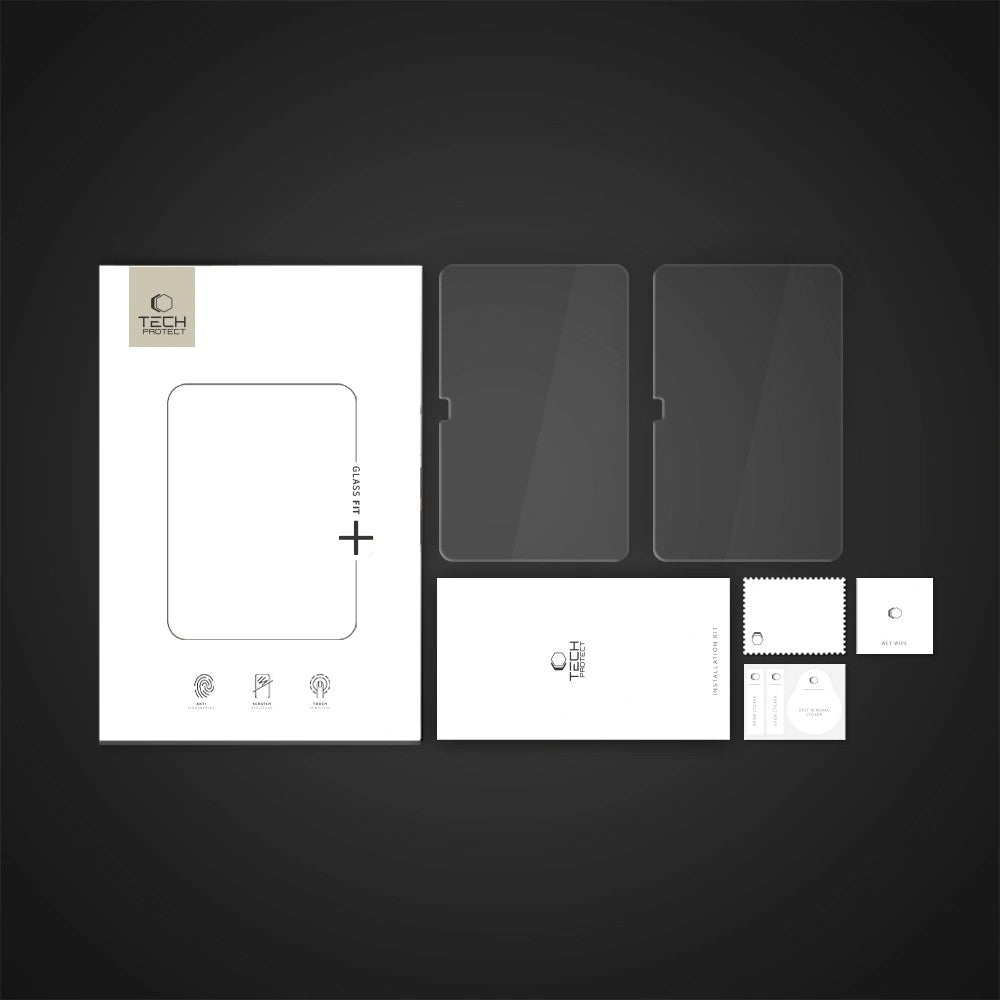 LCD apsauginis stikliukas Tech-Protect Glass Fit+ 2-Pack Samsung X620/X626 Tab S10 FE Plus