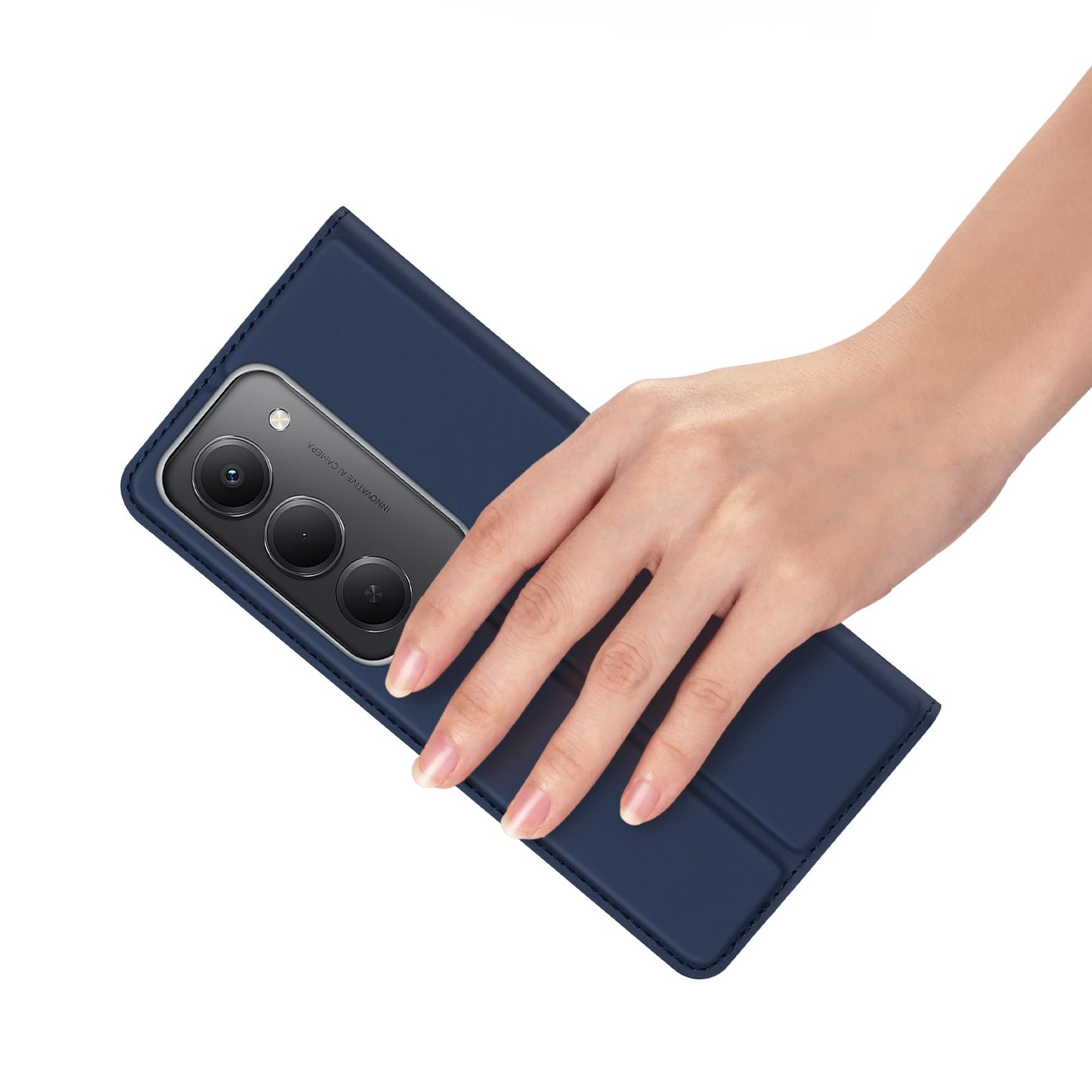 Dėklas Dux Ducis Skin Pro Xiaomi Redmi 15 4G/Redmi 15 5G tamsiai mėlynas