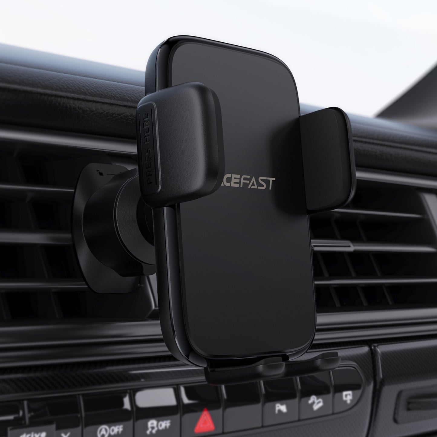 Automobilinis telefono laikiklis Acefast D27 (air vent) juodas