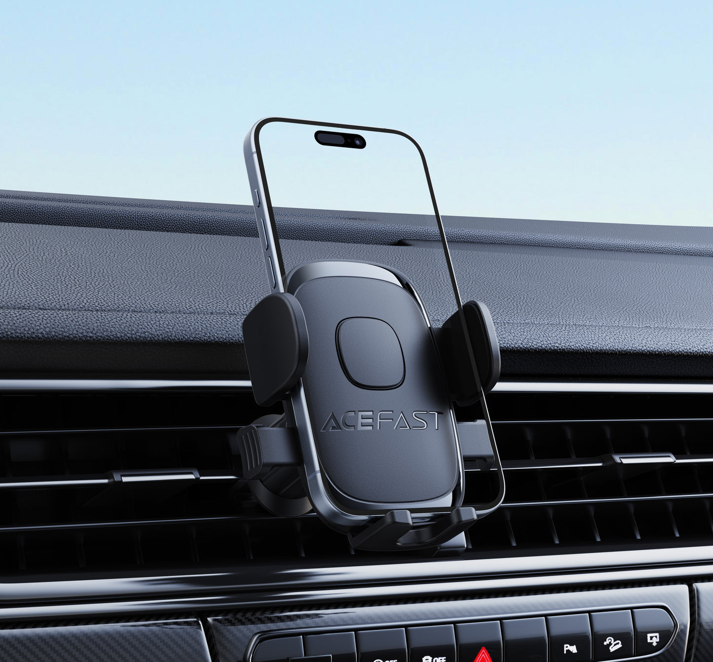 Automobilinis telefono laikiklis Acefast D56 (air vent) juodas