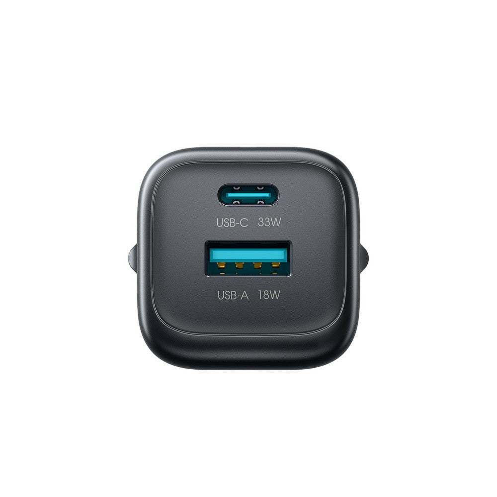 Įkroviklis Joyroom JR-TG7 33W USB-C/USB-A + USB-C to USB-C 60W 1.0m cable juodas