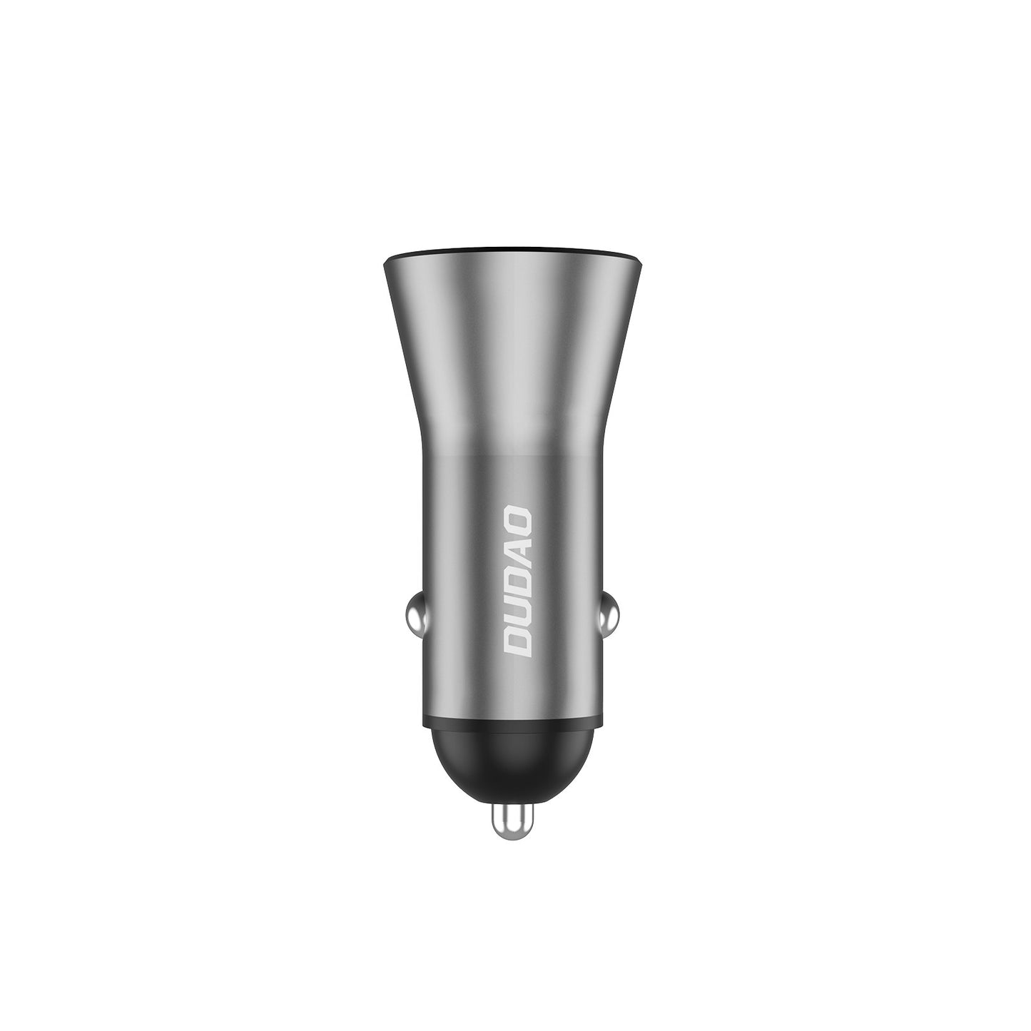 Automobilinis įkroviklis Dudao R4Max 55W USB-C/USB-A pilkas