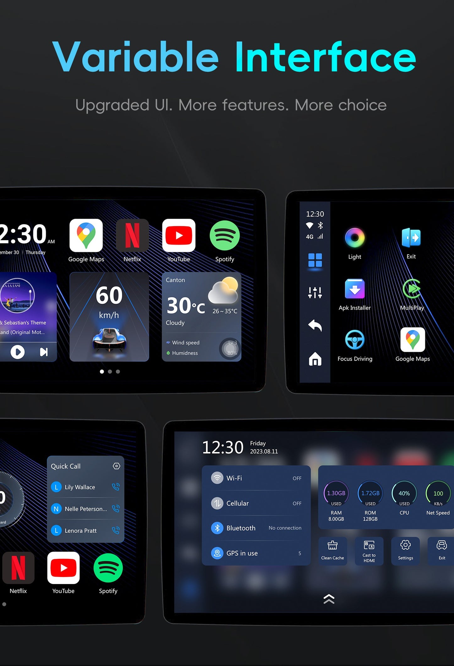 Belaidis CarPlay/Android Auto adapteris Ottocast OttoAiBox P3 juodas PCS46