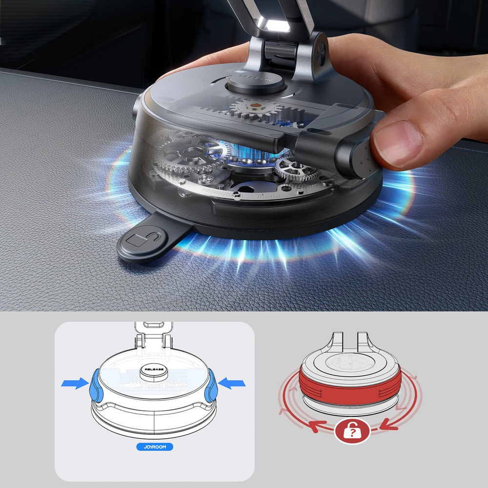 Automobilinis telefono laikiklis Joyroom JR-ZS510 (dashboard) juodas