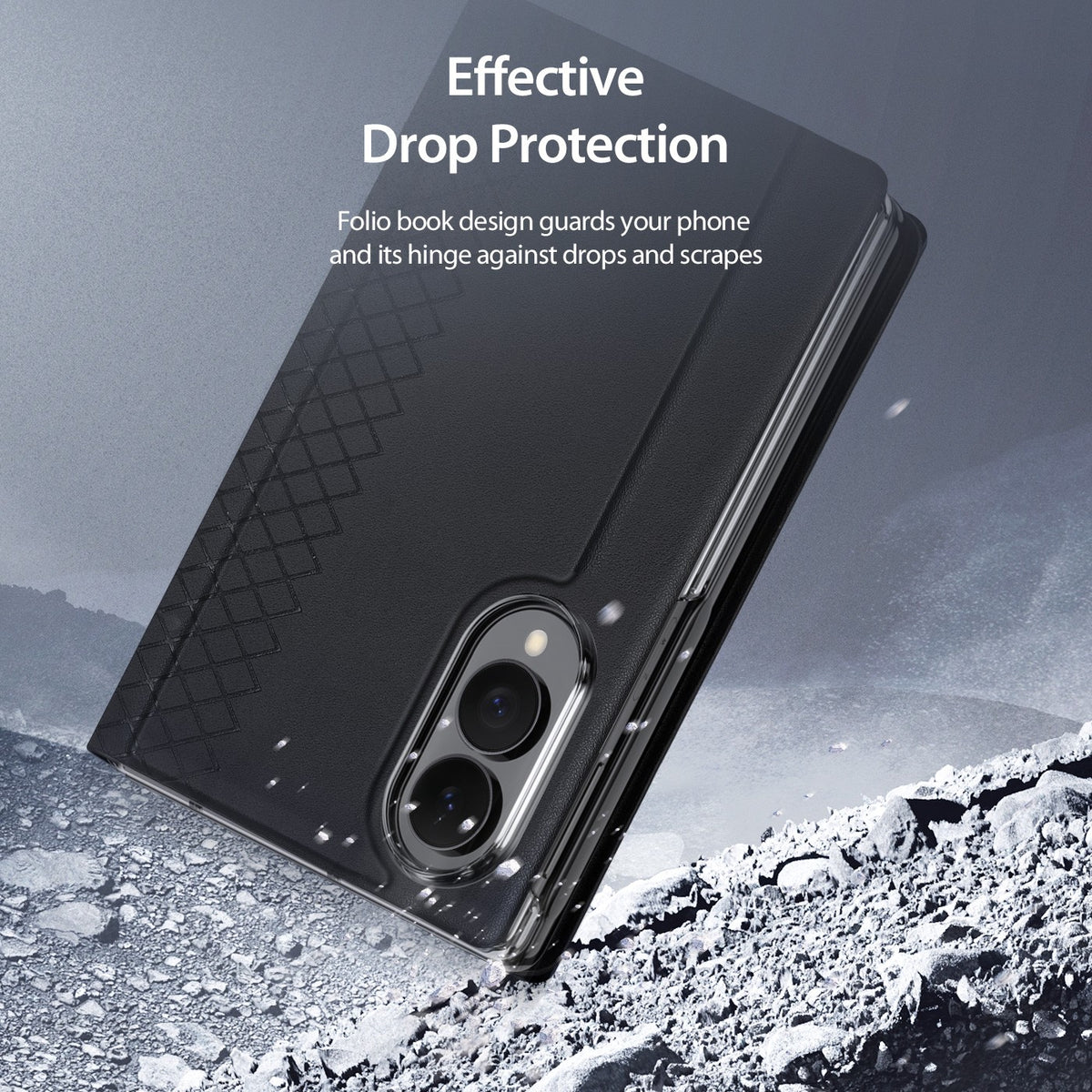 Dėklas Dux Ducis Bril Samsung F971 Z Fold8 juodas