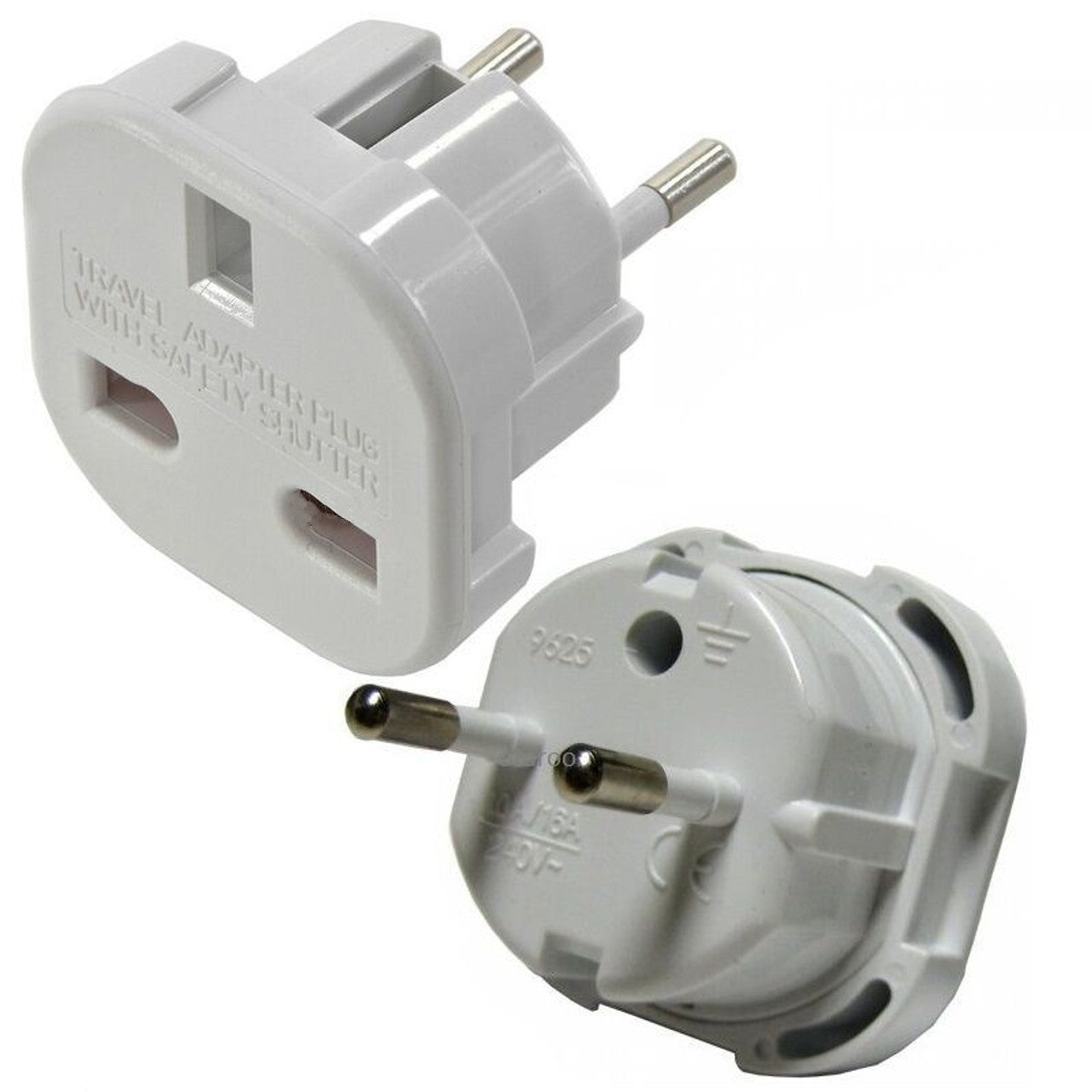 Įkrovimo adapteris UK-EUR baltas Default Title