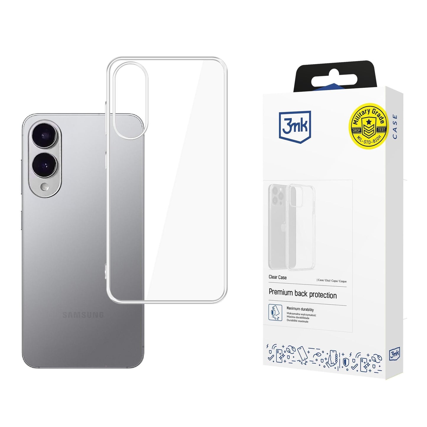Dėklas 3mk Clear Case 1,2mm Samsung S937 S25 Edge Default Title