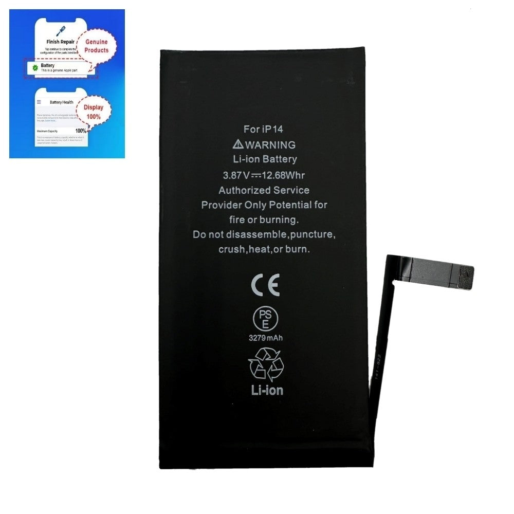 Akumuliatorius Apple iPhone 14 3279mAh Diagnosable OEM Default Title
