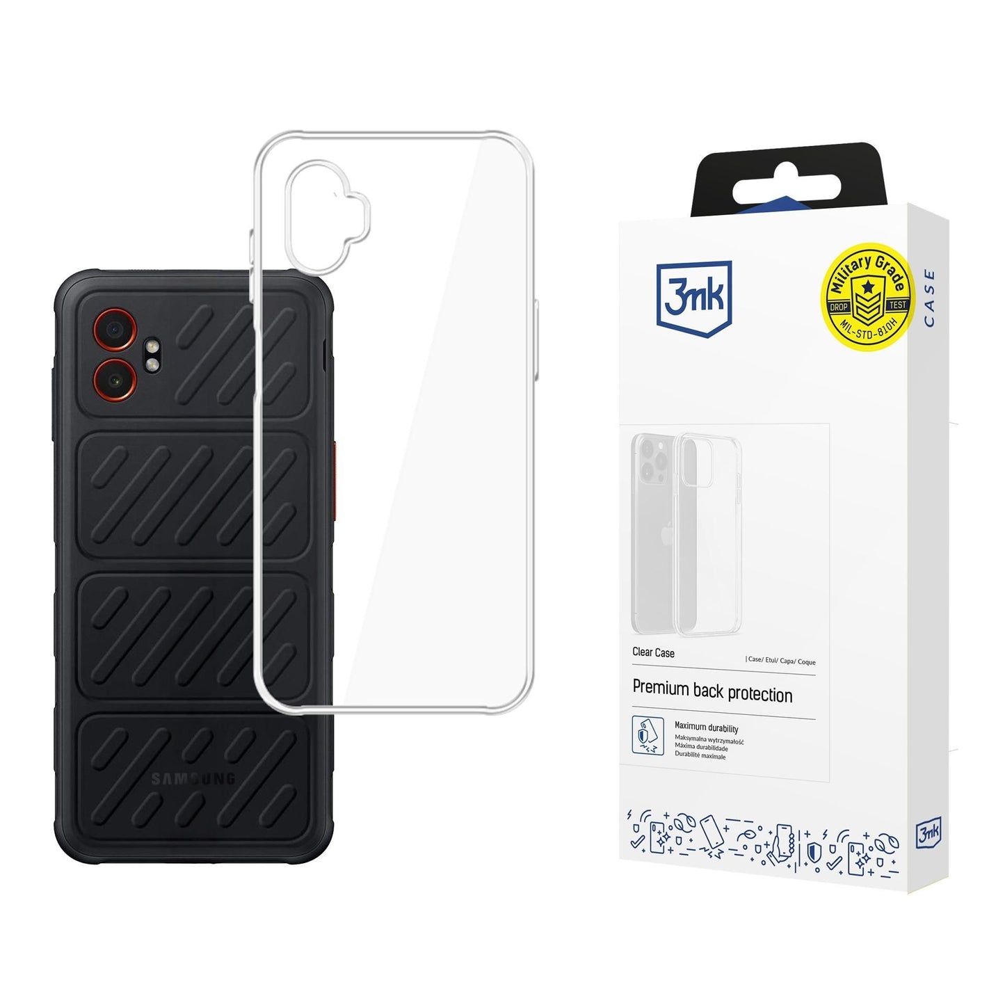 Dėklas 3mk Clear Case 1,2mm Samsung G766 Xcover7 Pro Default Title