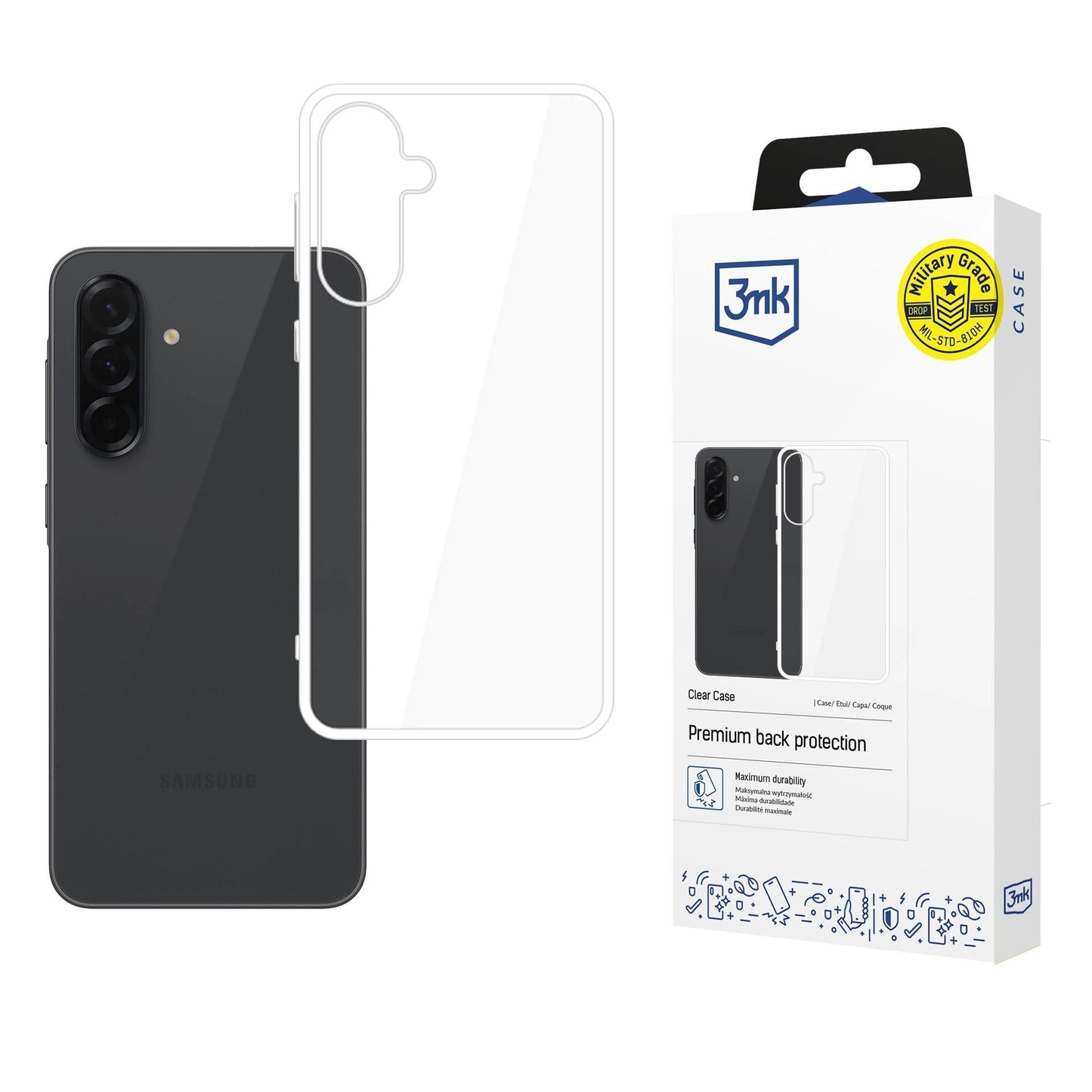 Dėklas 3mk Clear Case 1,2mm Samsung A376 A37 5G Default Title
