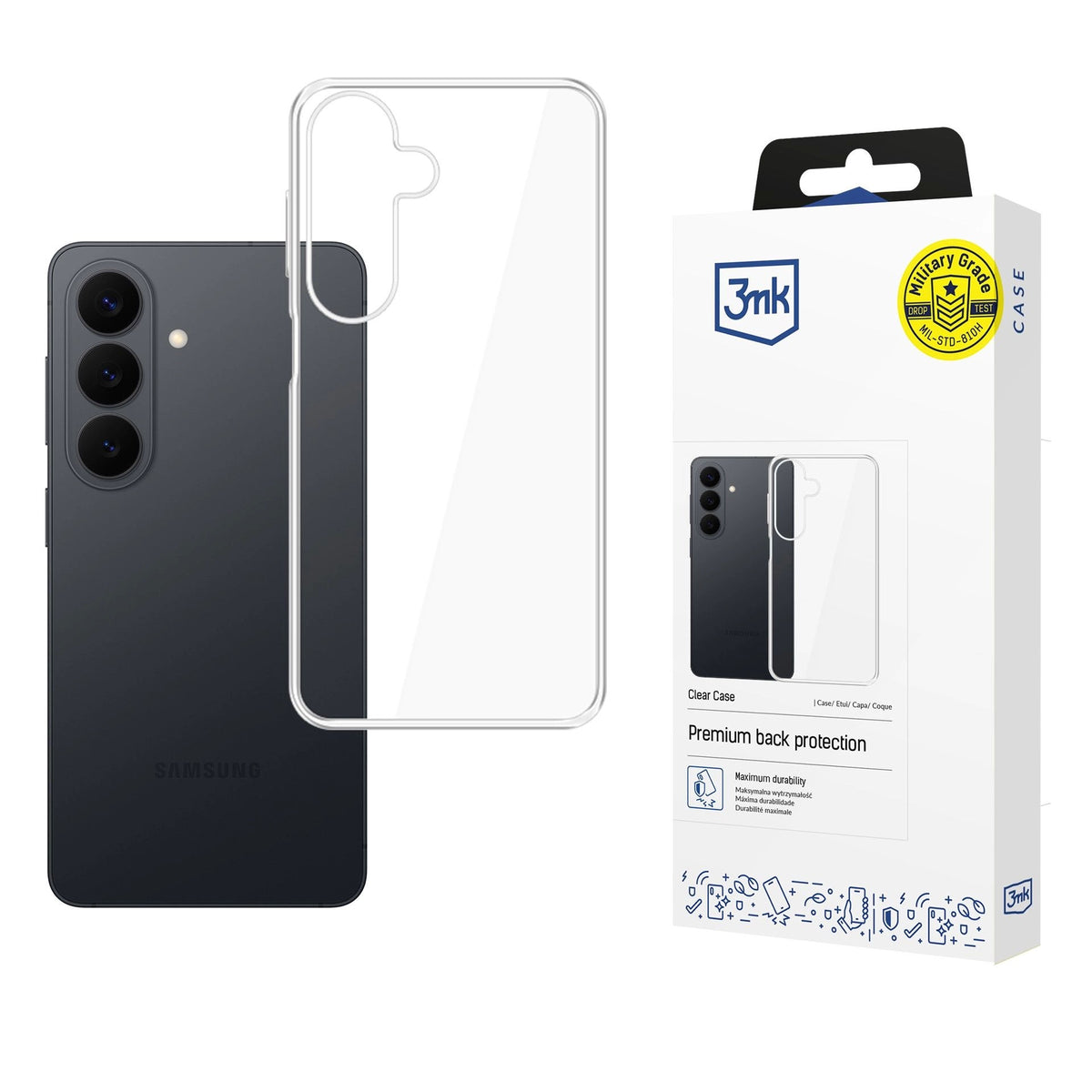 Dėklas 3mk Clear Case 1,2mm Samsung S741 S26 FE Default Title