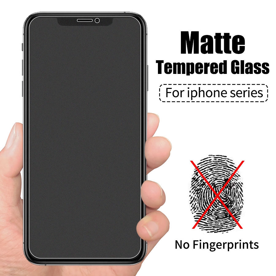 LCD apsauginis stikliukas Matte Apple iPhone 6/6S juodas