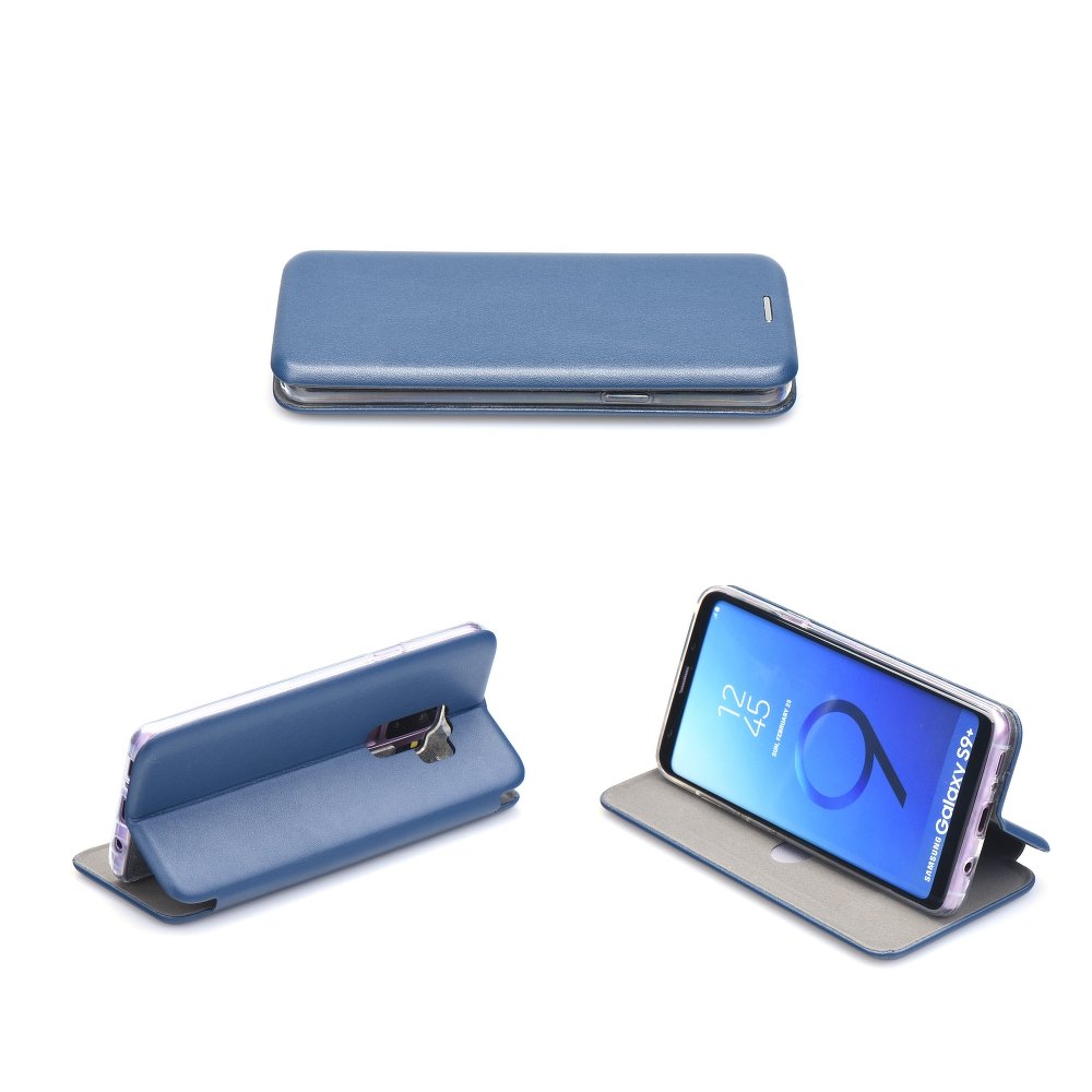 Dėklas Book Elegance Samsung A415 A41 tamsiai mėlynas