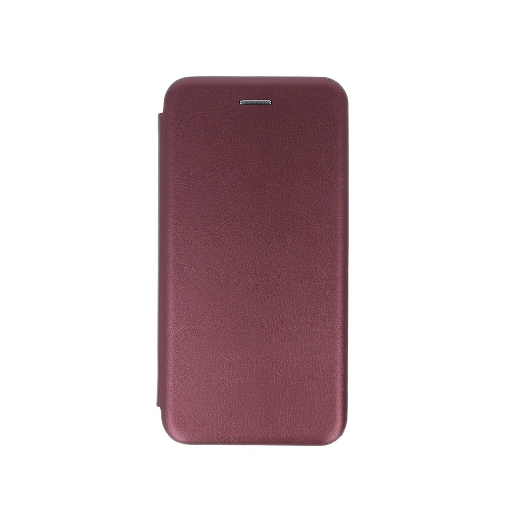 Dėklas Book Elegance Samsung A600 A6 2018 tamsiai raudonas