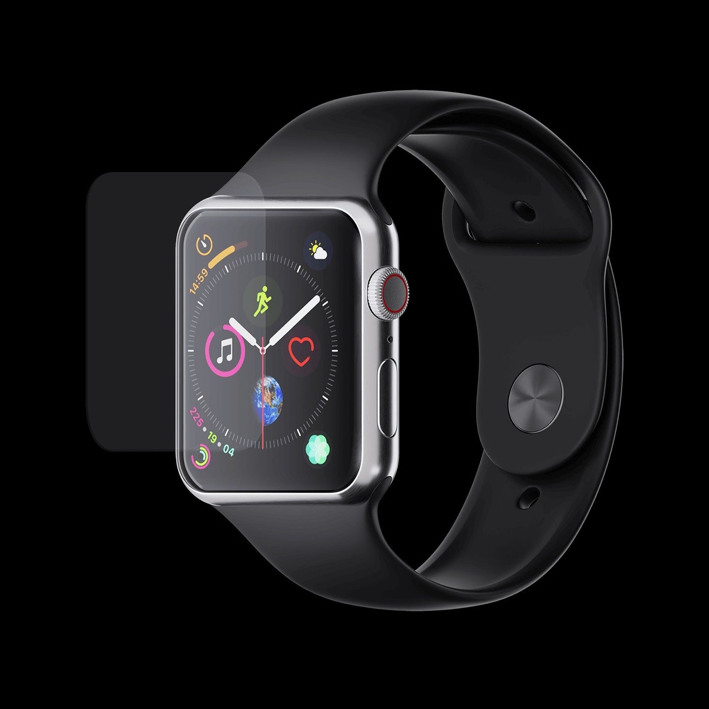 LCD apsauginė plėvelė 3mk Watch ARC Apple Watch 7/8 45mm 3vnt