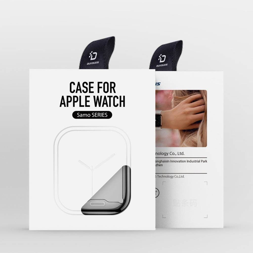 LCD apsauginis stikliukas/dėklas Dux Ducis Samo Apple Watch 41mm juodas