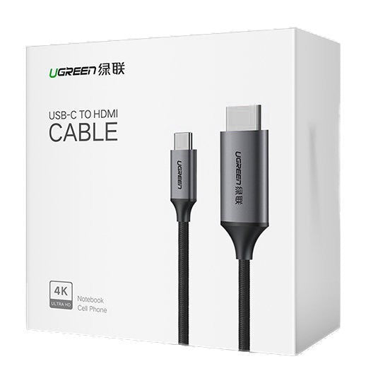 Kabelis Ugreen MM142 USB-C to HDMI 1.5m juodas