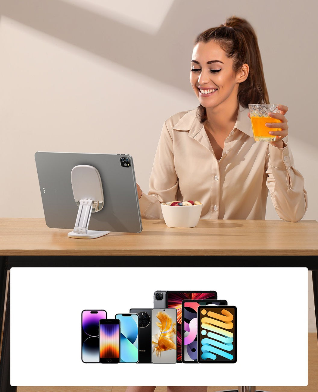 Telefono laikiklis Joyroom JR-ZS371 baltas