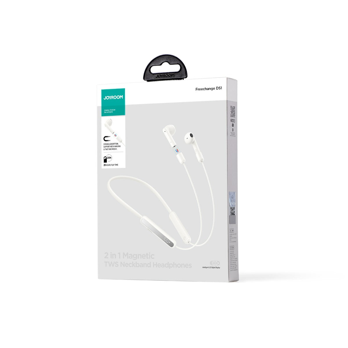 Belaidės ausinės Joyroom TWS JR-DS1 baltos