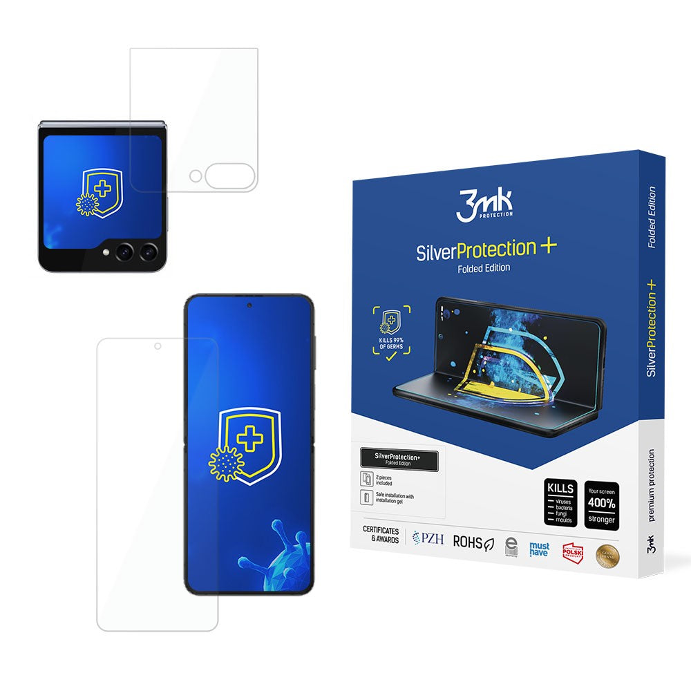 LCD apsauginė plėvelė 3mk Silver Protection+ Folded Edition Samsung F731 Z Flip5 5G Default Title