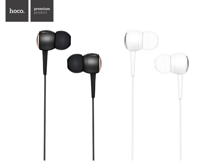 Ausinės Hoco M19 3,5mm juodos