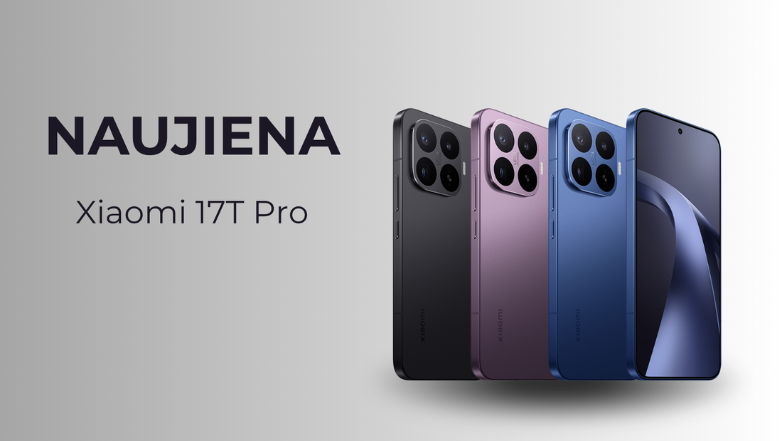 Xiaomi 17T Pro apžvalga: beveik flagmanas be flagmano kainos