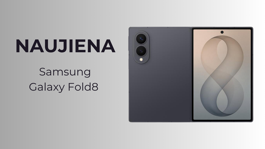 Samsung Galaxy Z Fold8 apžvalga: didelis ekranas, naujas formatas ir dar daugiau galimybių