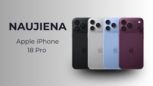 iPhone 18 Pro apžvalga – kas naujo Apple flagmane?