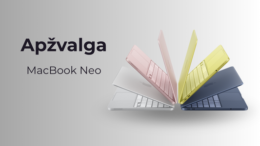 MacBook Neo apžvalga: Apple „biudžetinis“ Mac, kuris keičia rinkos taisykles