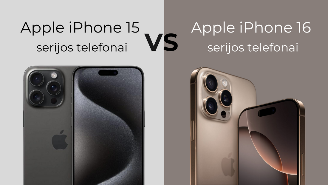 iPhone 15 VS. iPhone 16: visgi kurį rinktis?