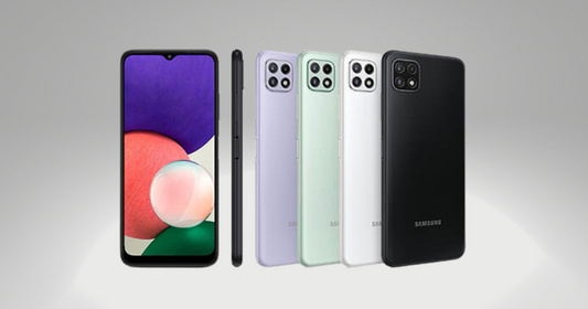 Samsung Galaxy A22 apžvalga