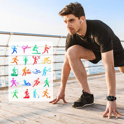 Išmanusis laikrodis Joyroom JR-FT3 Pro Fit-Life Series Smart Watch (Answer/Make Call) juodas