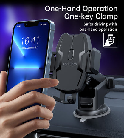 Automobilinis telefono laikiklis Choetech H043 juodas