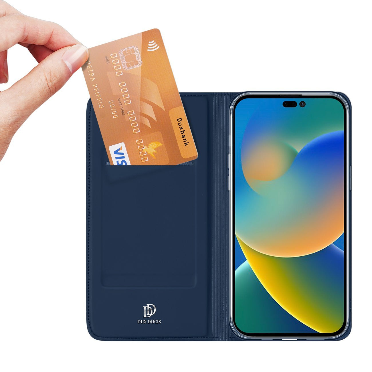 Dėklas Dux Ducis Skin Pro Xiaomi Redmi A3 tamsiai mėlynas Telefonų dėklai -   