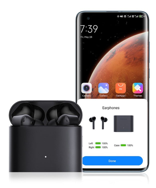 Belaidės ausinės Xiaomi Mi True Wireless Earphones 2 Pro juodos Belaidės ausinės -   