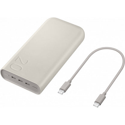 Išorinė baterija Power Bank Samsung EB-P4520XUEGEU PD45W 20000mAh rusva Išorinės baterijos -   