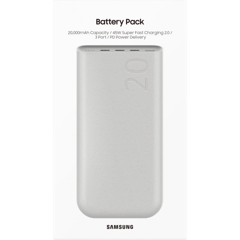 Išorinė baterija Power Bank Samsung EB-P4520XUEGEU PD45W 20000mAh rusva Išorinės baterijos -   