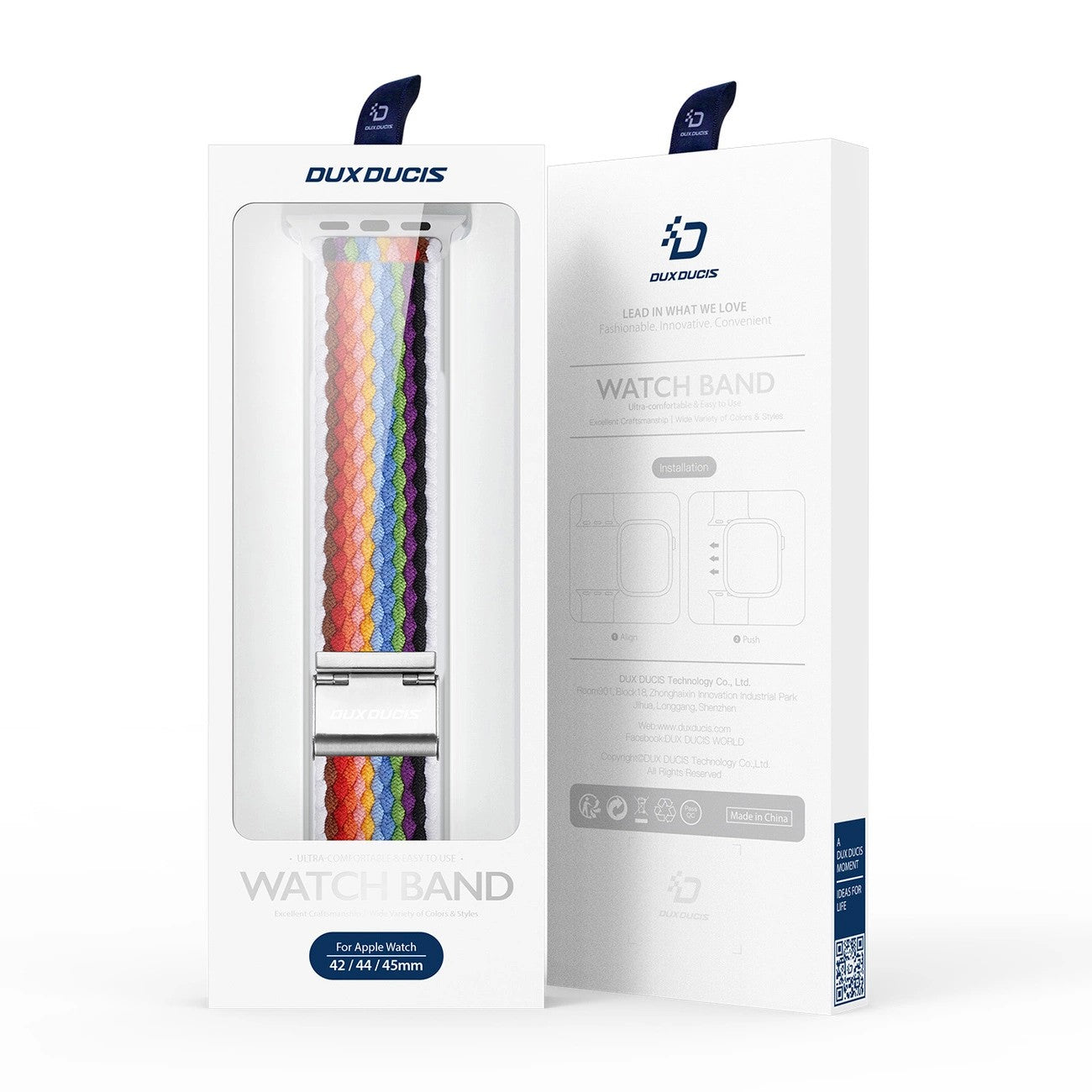 Apyrankė Dux Ducis Mixture II Series Apple Watch 38/40/41mm Pale Stripes