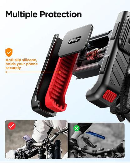 Telefono laikiklis dviračiui Joyroom JR-ZS266 juodas