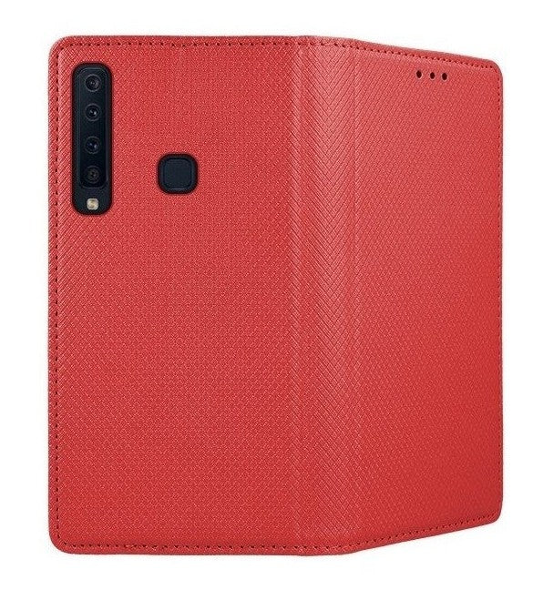 Dėklas Smart Magnet Xiaomi Redmi 13 4G/Redmi 13 5G/Poco M6 4G raudonas Telefonų dėklai -   