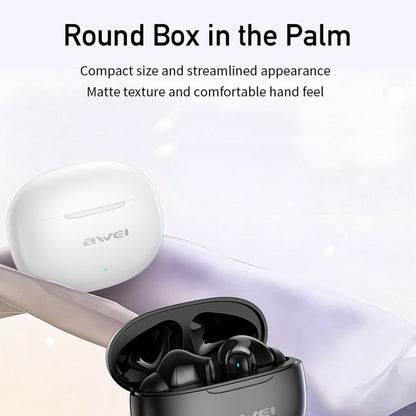 Belaidės ausinės Awei T71 baltos