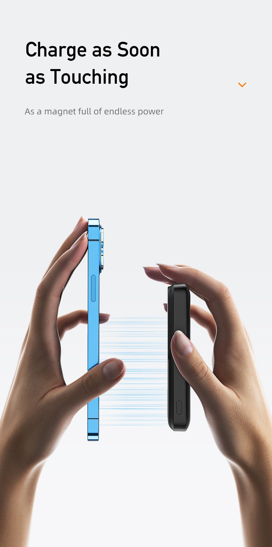 Išorinė baterija Power Bank Awei P139K 22.5W Magnetic Wireless 10000mAh juoda