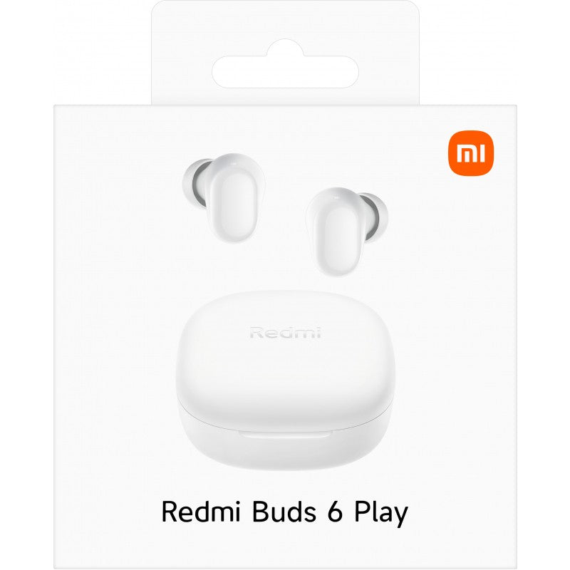 Belaidės ausinės Xiaomi Redmi Buds 6 Play baltos BHR8773GL Belaidės ausinės -   